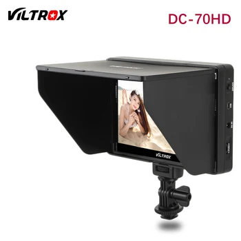 

New Viltrox DC-70HD Clip-on 7'' 1920x1200 IPS HD LCD Camera Video Monitor Display HDMI AV Input for Canon Nikon DSLR