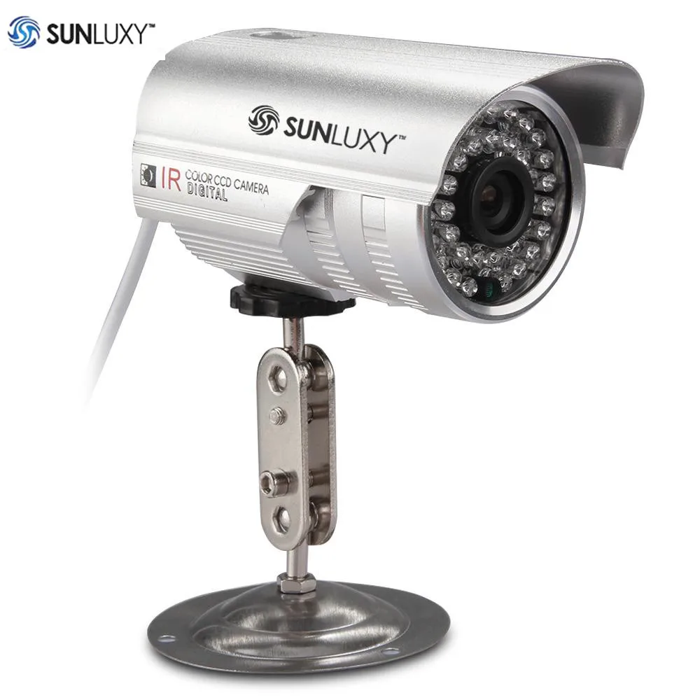 SUNLUXY 1/4 ''CMOS CCTV камера наблюдения 700TVL водостойкая наружная видеокамера безопасности 36 светодио дный LED Наблюдения Пуля камера