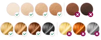Adequado para diferentes tipos de cabelo e pele