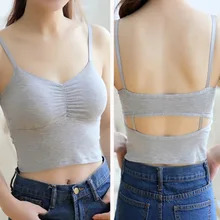 Модный анти-легкий бюстгальтер летний хлопковый пояс завернутый корсет грудь сексуальный Бралетт дышащее Нижнее белье Мягкий Бюстгальтер полноразмерный