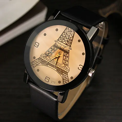 Yazole Эйфелева башня Кварцевые часы Для женщин Дамы бренд известный женский часы наручные часы кварцевые-Часы Montre Femme Relogio feminino