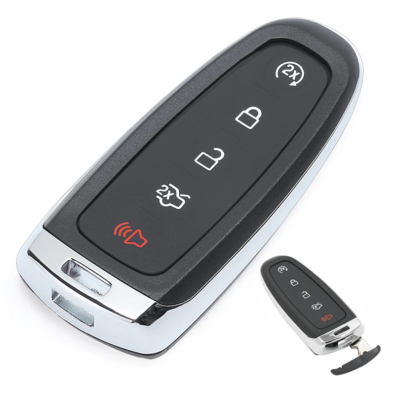 KEYECU 433 МГц PCF7953 BT4T 15K601 Cx Smart 4 + 1 5 кнопки дистанционный ключ брелок от машины для Ford