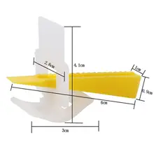 500 Clips+ 200 Wedges Floor Wall Tile Leveler Spacers Flat Leveling System Tools For Tile Thickness Are Between 8~13 Mm