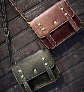 

Double leather belt shoulder bag female bag new spring and summer wild female bag
