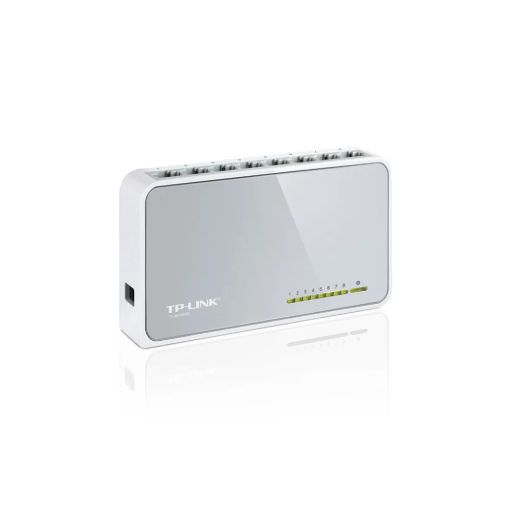 

TP-LINK 8-Port 10 / 100Mbps Desktop Switch Unmanaged Full Bidirectional (Full duplex)