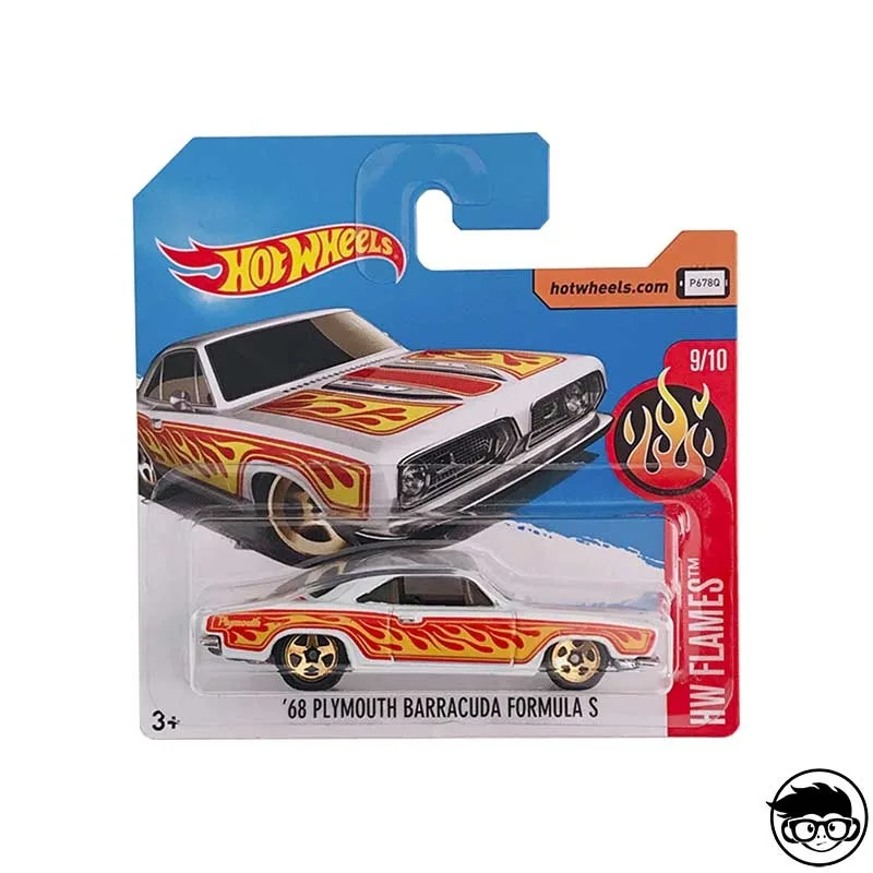 Hot Wheels ྀ Plymouth Barracuda Formula S HW Flames 87/365 2017 короткая карточка|Настольный футбол| |