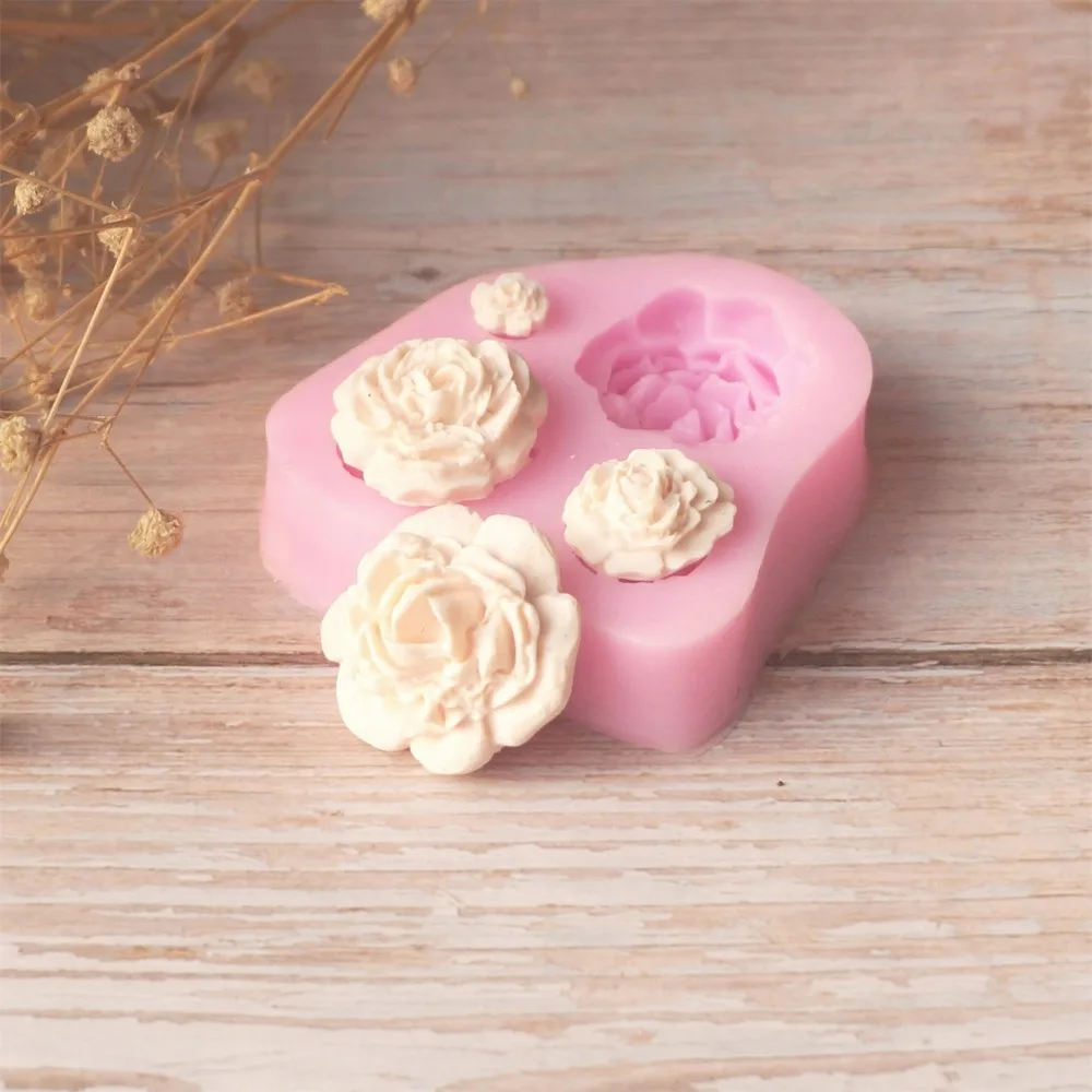 Sugarcraft силиконовая форма для цветов помадка инструменты украшения торта
