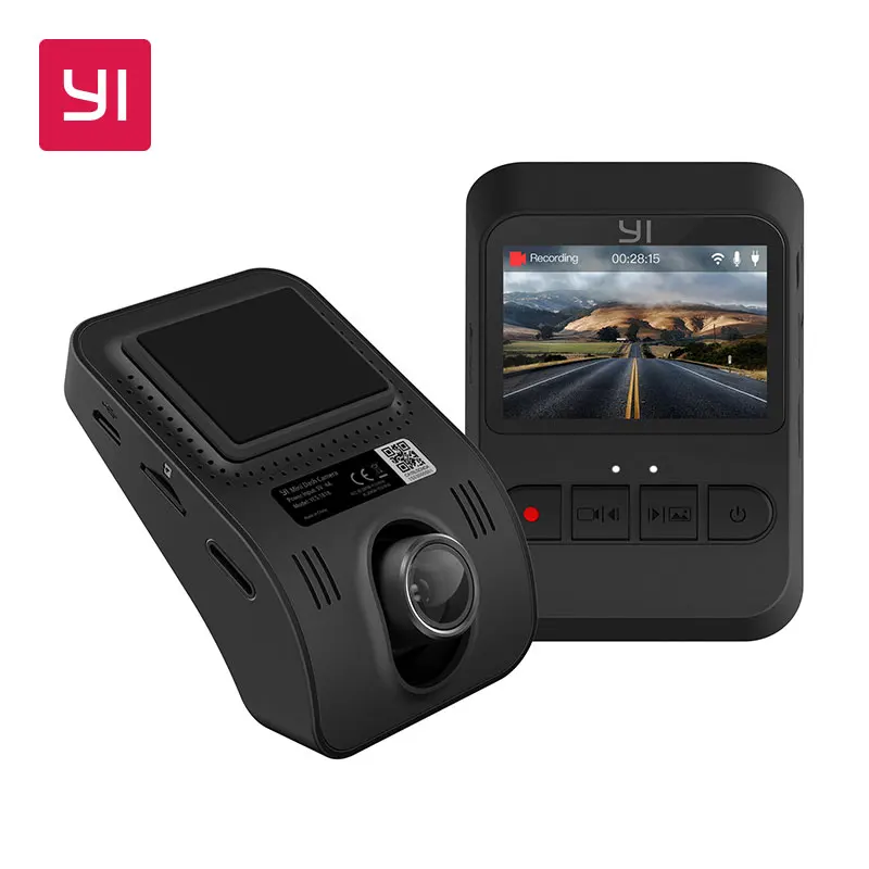 YI Mini Dash font b Camera b font 1080p HD Video WiFi Built in Large Aperture