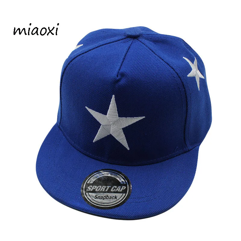 

miaoxi Fashion Children Boy Cap Baseball Girls Summer Star Hats Sun Children Hip Hop Caps High Quality Snapback Gorras Bone
