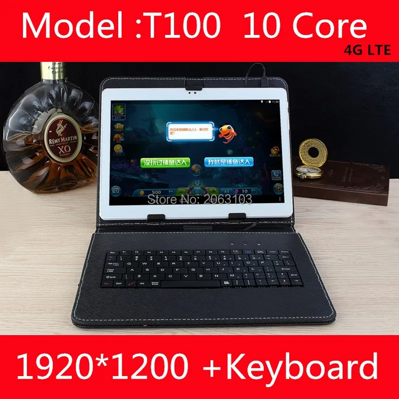Newest T100 10 inch 1920*1200 IPS screen 4G LTE Android 7.0 10.1 tablet pc 10 core 4GB RAM 64GB ROM 8MP Camera Tablets Phone Newest T100 10 inch 1920*1200 IPS screen 4G LTE Android 7.0 10.1 tablet pc 10 core 4GB RAM 64GB ROM 8MP Camera Tablets Phone