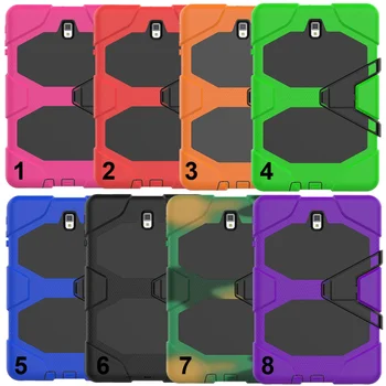 

30pcs/lot Heavy Duty Armor Shockproof Hard Case Cover with Stand For Samsung Galaxy Tab S4 10.5 inch T830 T835 2018