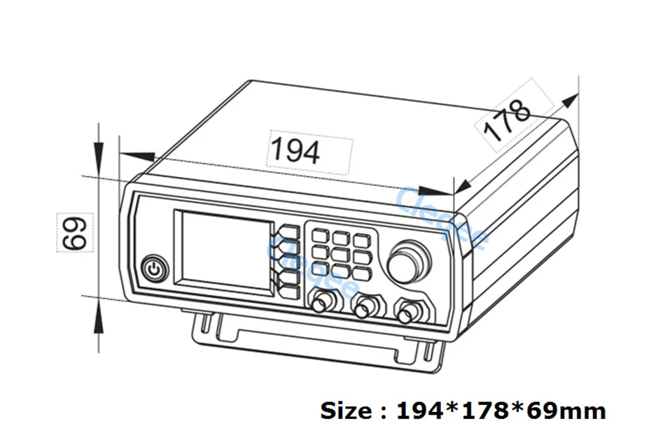 Cleqee JDS6600-15M JDS6600 серии 15 мГц цифровой управление двухканальный DDS функция генератор сигналов частотомер произвольные