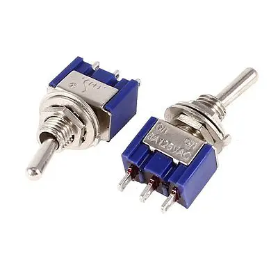 

DHL/EMS 200 pcs Mini MTS-102 3-Pin SPDT ON-ON 6A 125VAC Toggle Switches NEW j33