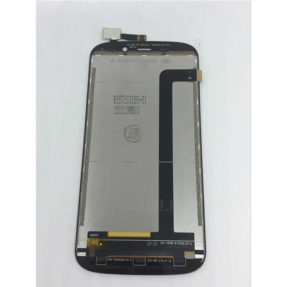 Doogee Y100X 5 0 дюймов 1280*720 Touch Экран дисплей Сенсорная панель ЖК сборки + Adheisive