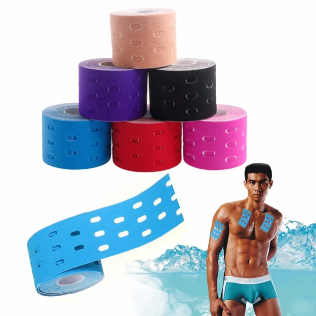 1 Roll 5m x 5cm Elastic Physio Therapeutic Tape Kinesiology Muscles