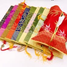 Дешевые jade китайский узел ткани случае прямоугольный лоскутное шелк Ткань кисточкой декоративные ремесла съемный Kleenex Коробки Чехлы для мангала