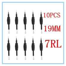 YILONG 10 x 7RL одноразовые насадки для тату трубки с иглы в ассортименте Размер 3/"(19 мм) для пистолет для татуировки чернил чашки комплект держателей