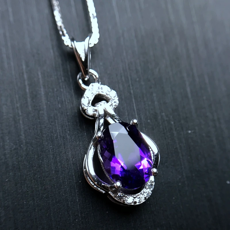 Любовь стиль красочные ожерелья 925 серебряные ювелирные изделия дизайн специальные продажи топаз 1.5ct