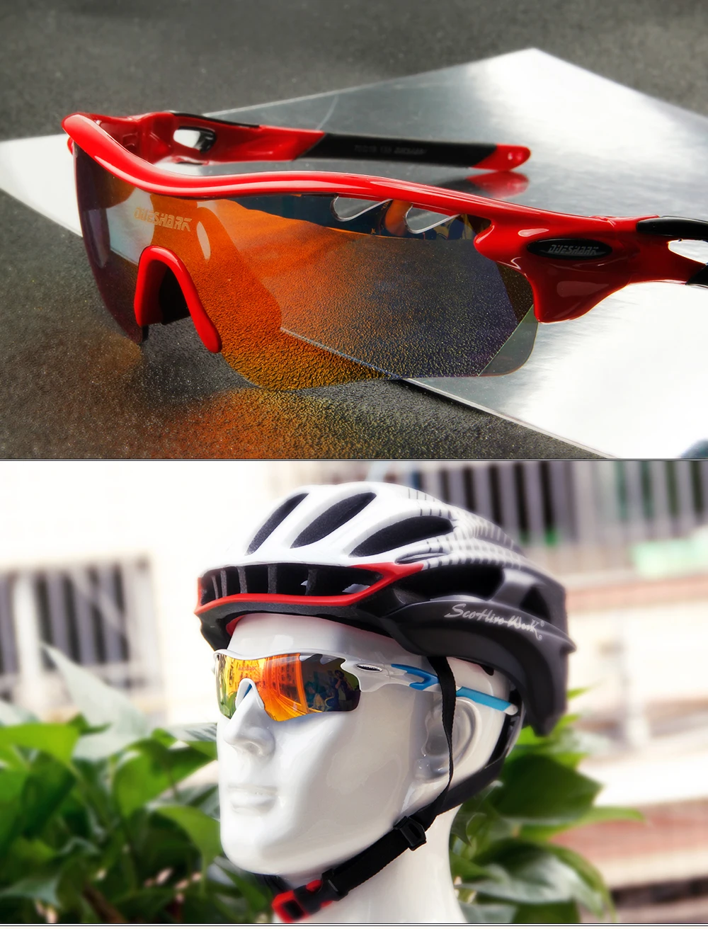 Queshark поляризационные велосипедные очки, велосипедные очки, спортивные велосипедные солнцезащитные очки TR90 UV400 С 5 линзами, уличные походные очки для верховой езды, рыбалки