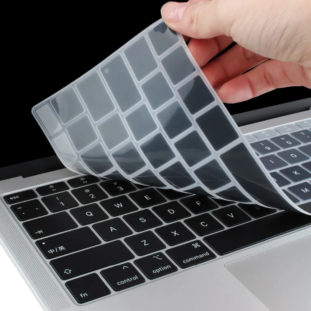 ЕС введите испанскую накладка на клавиатуру стикер для Macbook Air 13 с сенсорным ID A1932 тоньше защитная обложка для клавиатуры