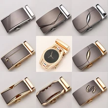 new Men's Belt Head Belt Buckle Leisure Belt Head Business Accessories Automatic Buckle Width 3.5CM luxury fashion belt y56-1