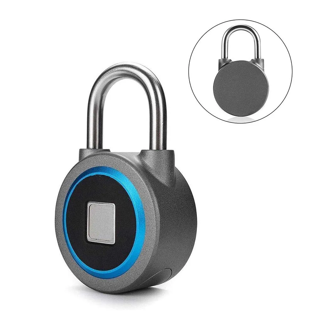 

Mini Bluetooth Padlock Phone APP Waterproof Keyless Fingerprint Lock Unlock Anti Theft Door Lock For IOS Android