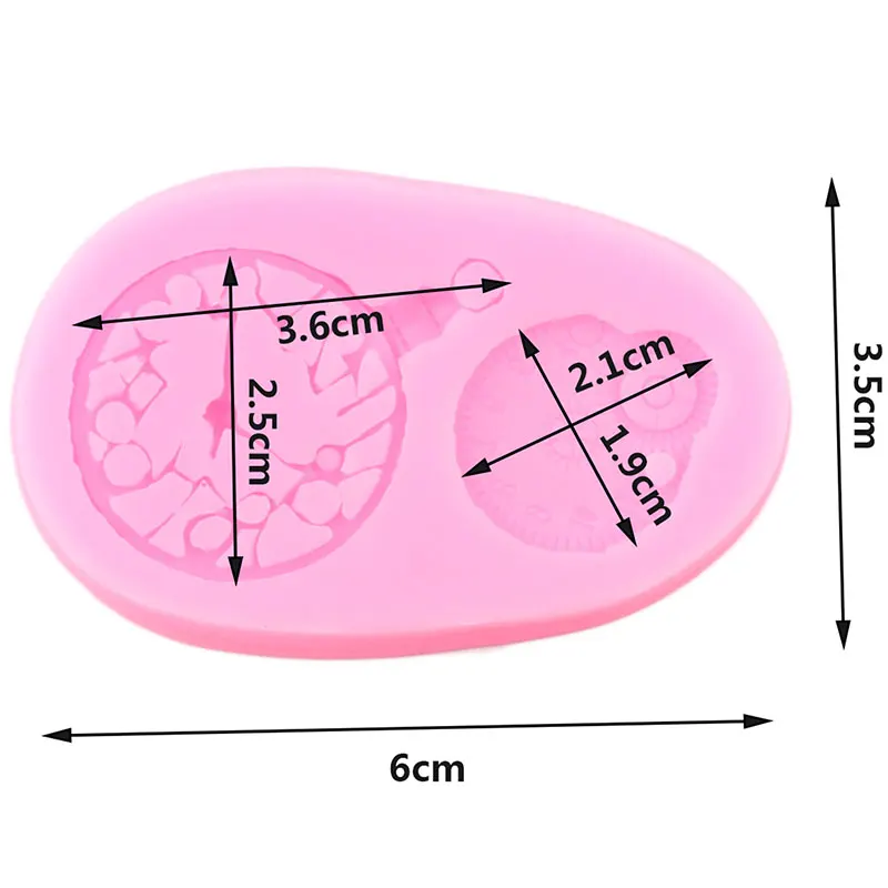 Промышленные часы в стиле стимпанк, силиконовая форма, инструмент для украшения торта, часы, Топпер для кекса, помадка, форма для конфет, форма для шоколадной мастики