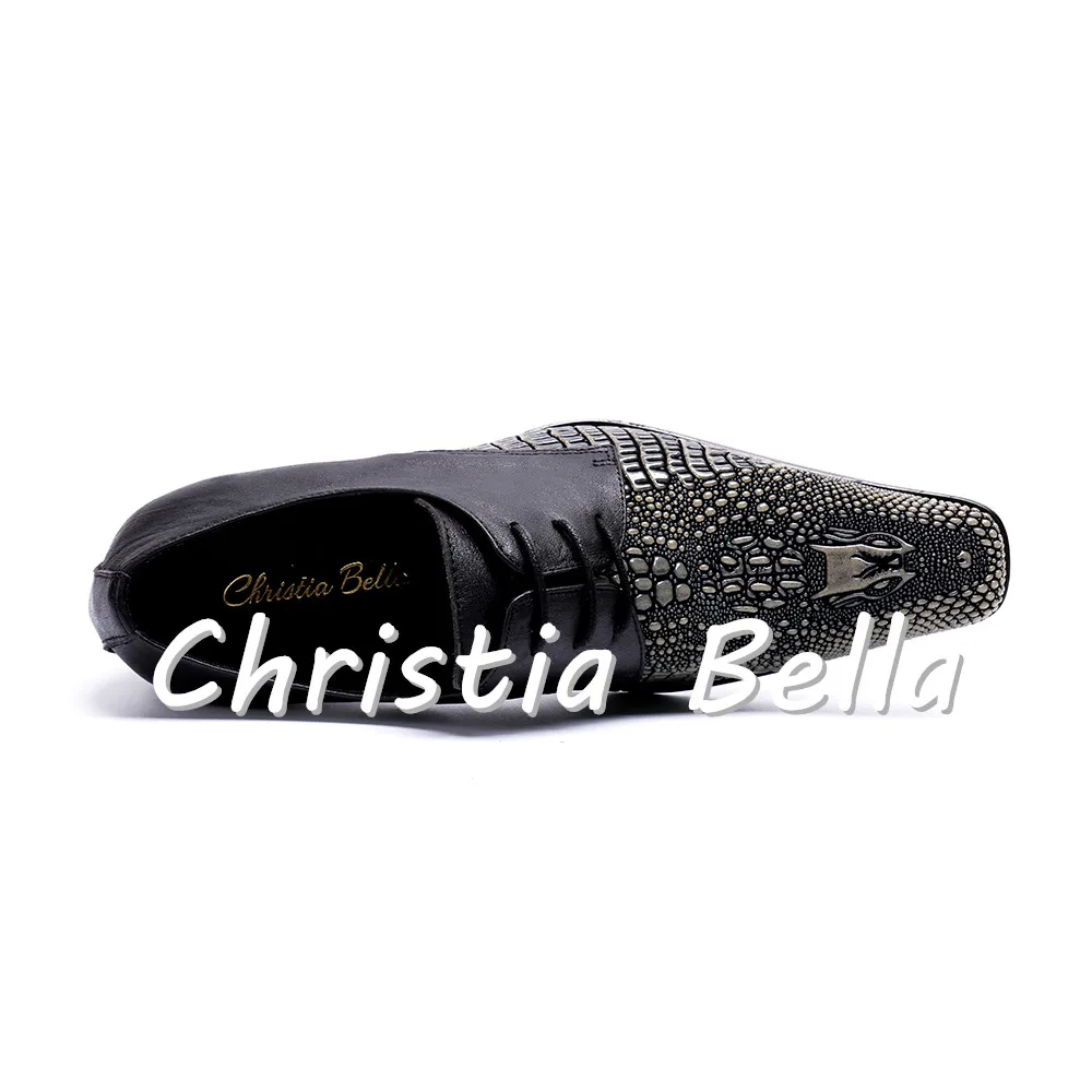 Formais Plana Couro 1 Elegante Dos Size Vestido Bella Básico 3 Escritório Negócios Do 2 Sapatos Homens Genuíno Christia Trabalho Plus De Reunião 47 AwI7qxR