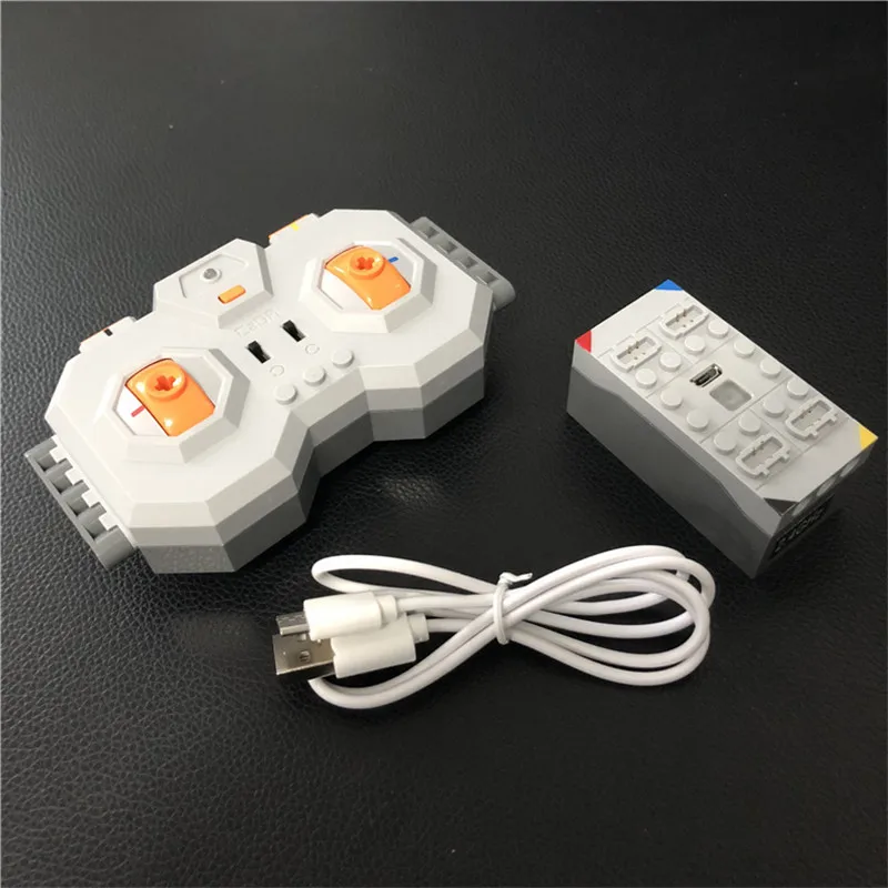 

Blocks Accessories Remote Controller Lithium Battery Box Usb Line Kit Technic Power Functions Sets Compatible Legoing