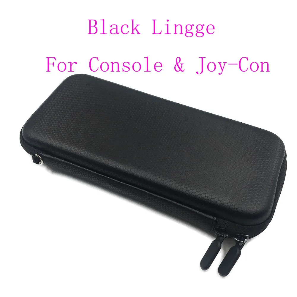 

10PCS Lingge Black For Nintendo Switch Hard Shell Carrying Display Case Plain Bag Cover