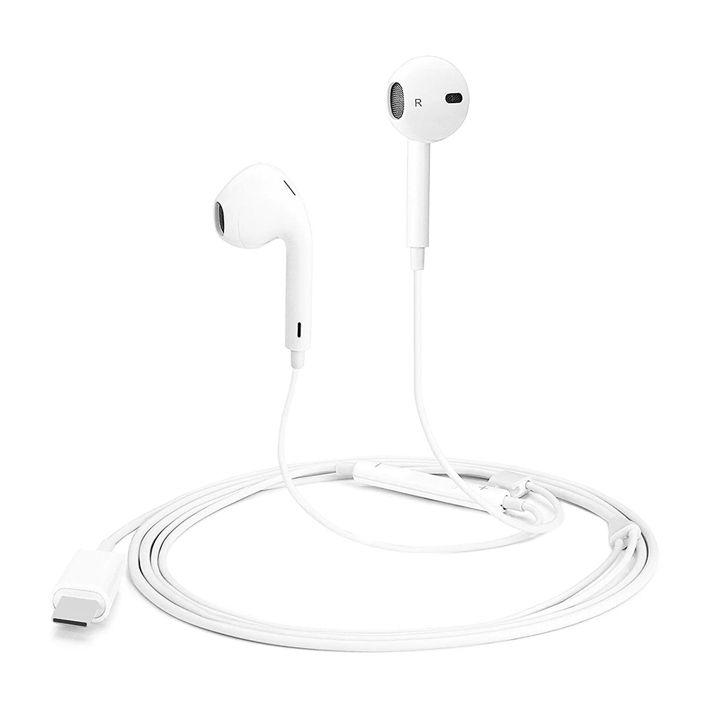 

Type-C Interface Earphones Wired Control With Microphone