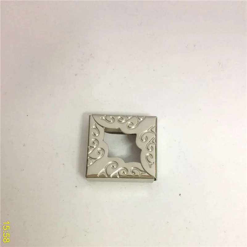 Corner-Protectors-Book-Scrapbooking-Albums-Branch-Pattern-Silver-Tone-2x1cm-100Pcs