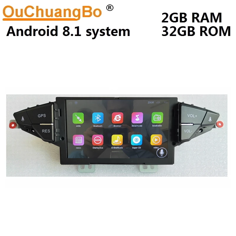 

Ouchuangbo auto stereo gps radio for FAW Besturn B70 2014 2015 with android 8.1 system 1080P video 2GB RAM 32GB ROM