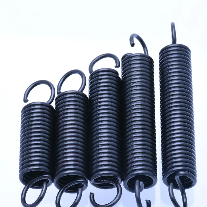 Custom Black Big Large Heavy Duty Extension Spring Tension Spring, (5 6