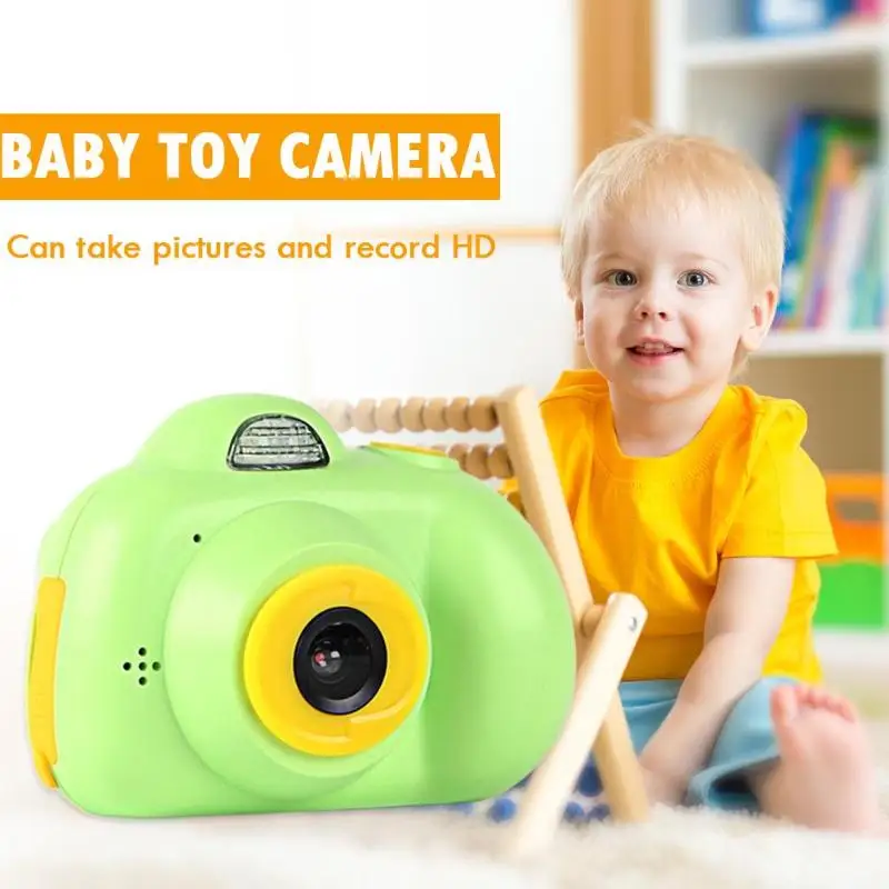 Детская мини SD карта электронная камера игрушка детская мини цифровая 32G 2,0 дюйма фиксированный объектив 100 градусов фотокамера обучающая