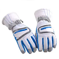 Профессиональные лыжные перчатки унисекс Зимние теплые перчатки зимние детские ветрозащитные перчатки для катания на лыжах, сноуборда