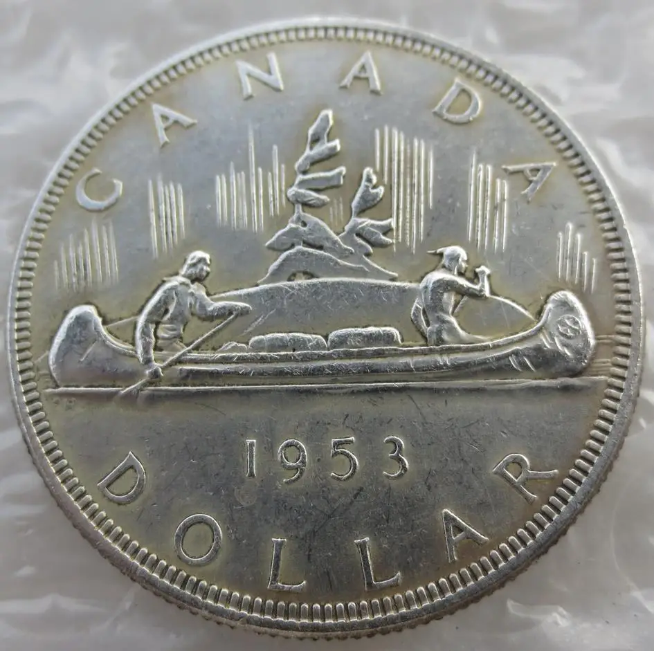 Canada 1953 1 dollar ELIZABETH II DEI GRATIA REGINA Copy ...
