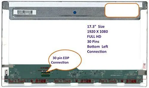 A-99% n173hge-e11 n173hge-e21 b173htn01.1 17,3 Ноутбук ЖК-экран 30pin для AsusG74SX-A1 для ACer V3-772G светодиодный дисплей