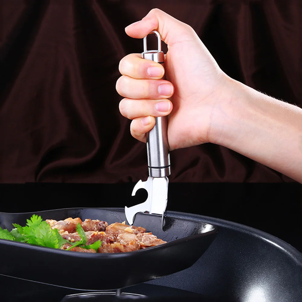 

Creative Multifunction Anti-hot 304 Stainless Steel Take Bowl Clip Bottle Opener Anti-scald Dish Plate Kitchen Tool