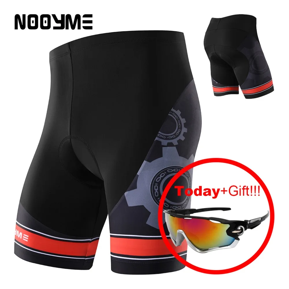 NOOYME men's cycling shorts basic comfortable M 3XL 3D padded bermuda