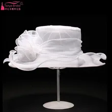 Сезон: весна–лето ретро висит чистая цветок Шапки Свадебный белый/черный/серый/фиолетовый окрашенная Капюшон Hat волос-Аксессуары-Дешевые 8 цветов Z1291