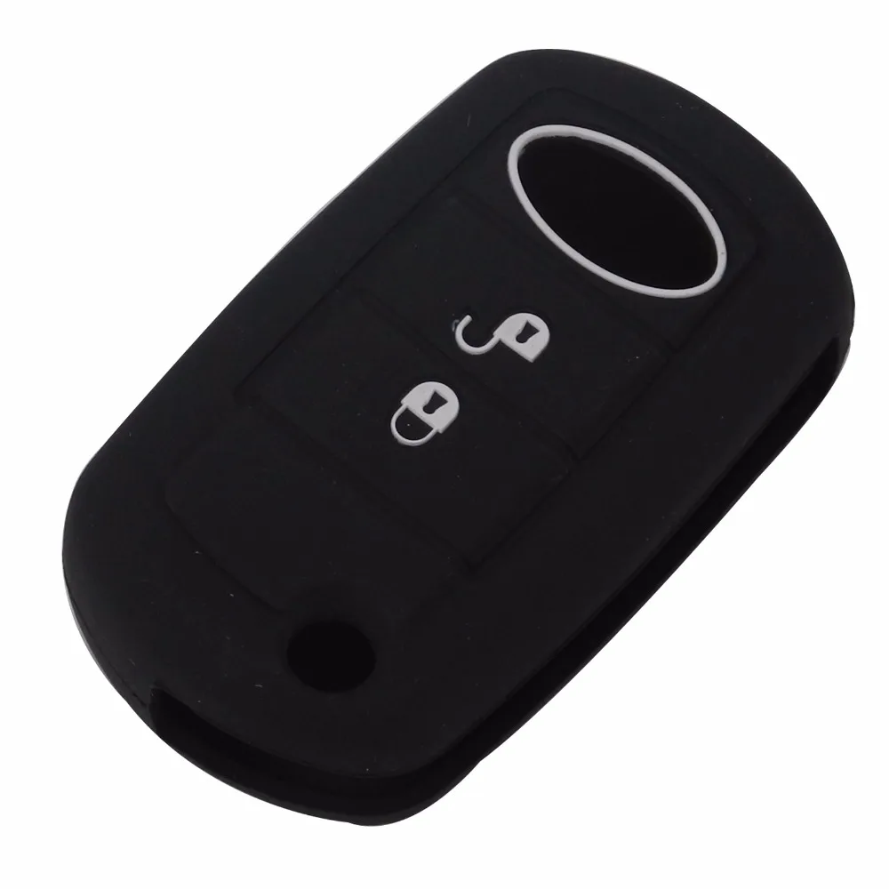 

Silicone Case Folding Flip Remote Key Cover 3 Button For LAND ROVER Range Rover Sport LR3 Discovery