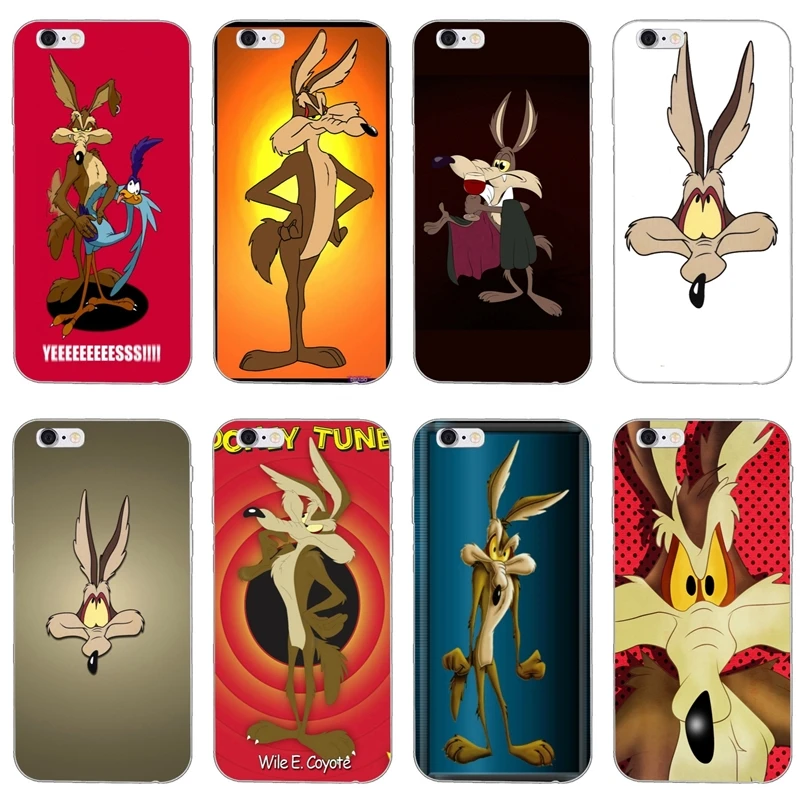 

Looney Tunes Coyote For iPhone X XR XS Max 8 7 plus 6s 6 plus SE 5s 5c 5 4s 4 iPod Touch case Soft phone cover