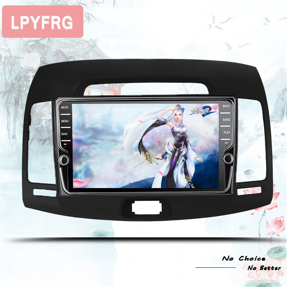 1280*720 Android 10 0 автомобильный DVD плеер для Hyundai Elantra 2007 08 2009 2010 2011 Bluetooth GPS навигация