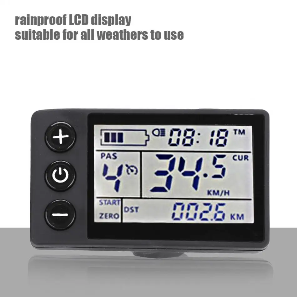 Discount 36V/48V 1500W Electric Bike Bicycle Controller with LCD Panel E-bike Speed Adjustment Throttle Handles Speed Assist Sensor Kit 7