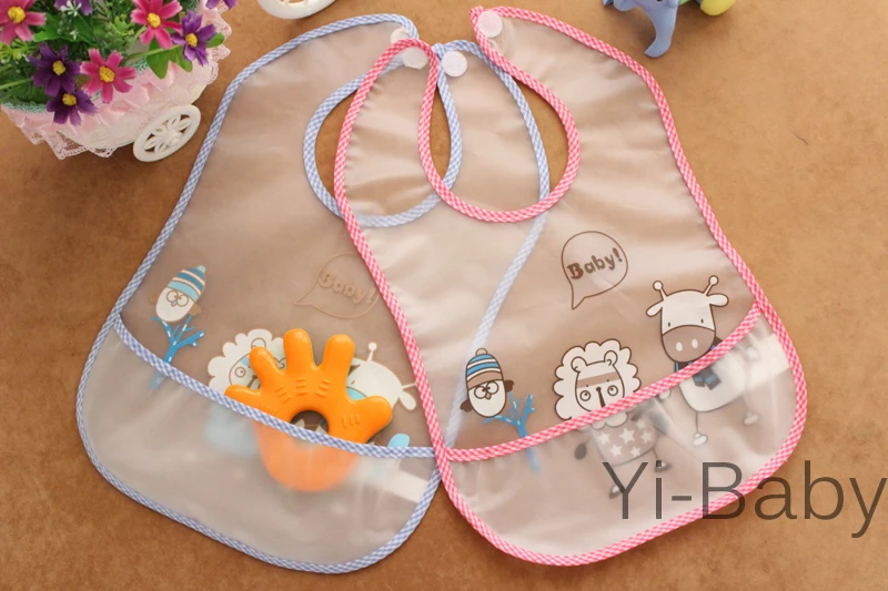 

12PCS/Set YB0006 Lion Baby waterproof bib Infant saliva towels Burp Cloths Baby bib Kids baby EVA bibs Free shipping