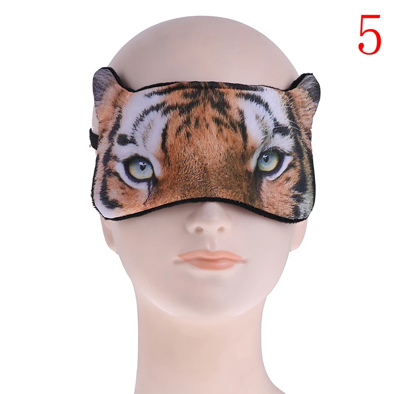 Cute 3D Animal Printing Sleeping Eye Mask Blindfold Relax Sleep Travel Covers Fashion Eye-shade Sleeping Tools Eyepatch - Цвет: type 5