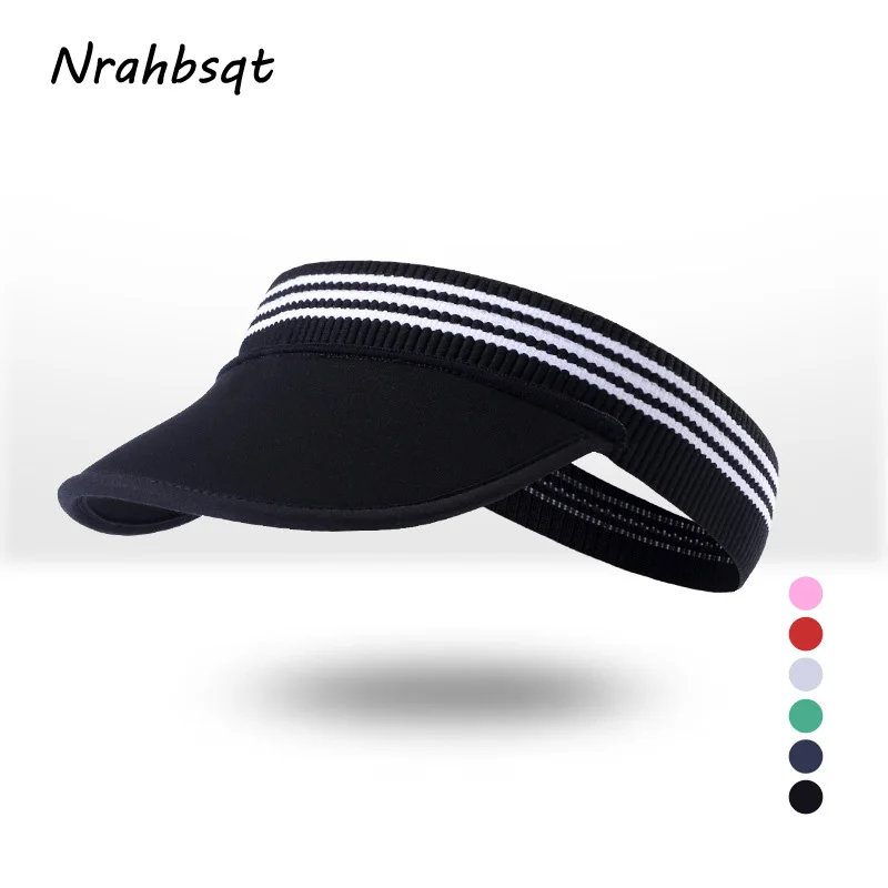 

NRAHBSQT Summer Topless Visor Running Golf Caps Without Top Sun Hat Women Sunscreen Travel Outdoor Sports Hat Unisex SC009