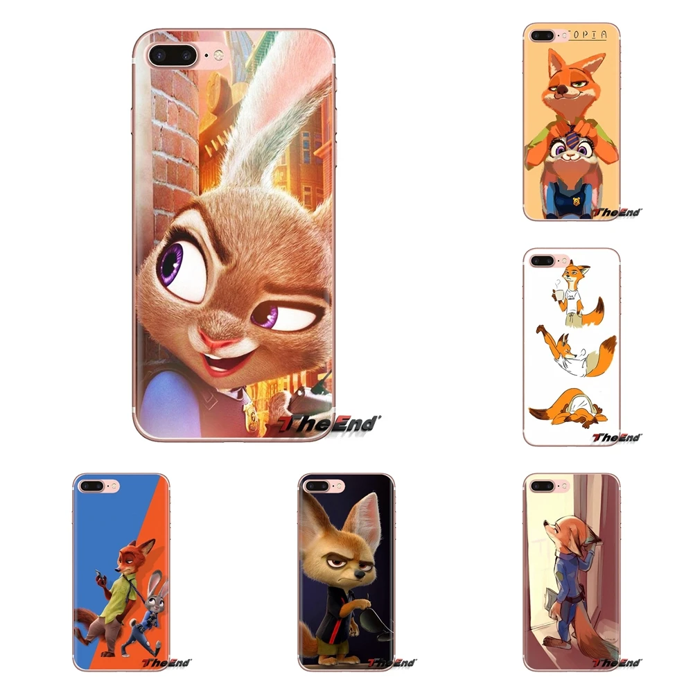 Nick Wilde and Judy Hopps Zootopia для iPod Touch Apple iPhone 4 4S 5 5S SE 5C 6 6S 7 8 X XR XS Plus MAX силиконовый чехол
