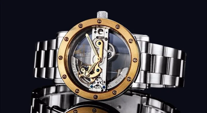 Tourbillon, механические наручные часы, мужские, люксовый бренд, Бизнес Стиль, скелет, автоматические, мужские, заводные, Топ бренд, relojes